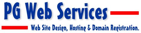 PG Web Services, Web Site Dwsign, Hosting & Domain Registration.